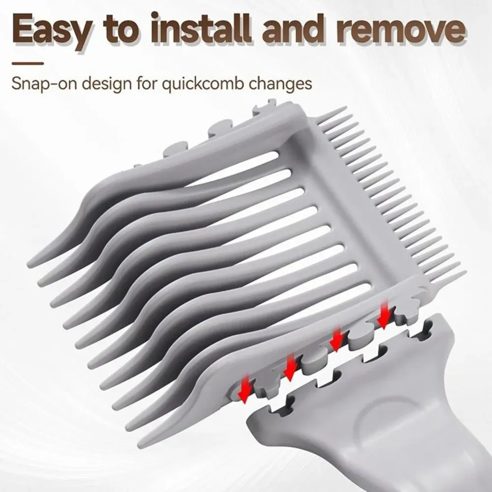 4-in-1 Detachable Fade Comb Set | Left & Right Handed Barber Combs for Blending